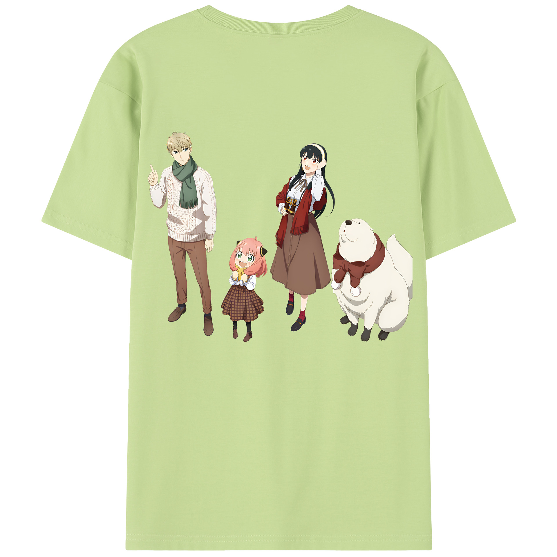 （画像用） SPY×FAMILY间谍家家酒 綿100％半袖Tシャツ（背面プリント）